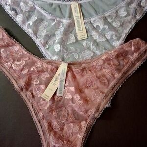 ❤️❤️❤️Victorias Secret Panty Sz XL Dream Angels Brazilian(2)Purple lace mesh